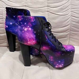 Jeffrey Campbell Lita galaxy print size 11